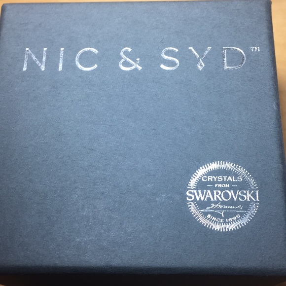 Men’s Silver watch NIC & SYD Swarovski crystal - Picture 2 of 4